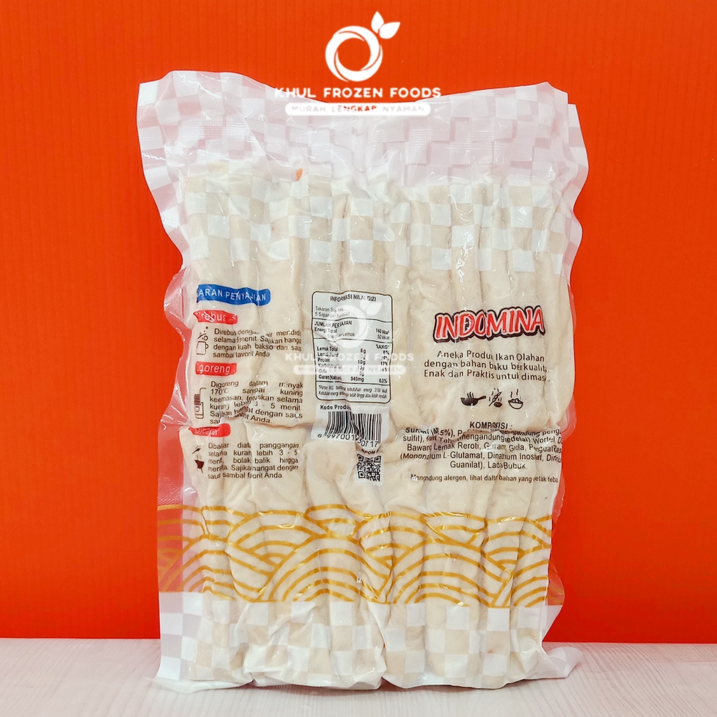 Jual Indomina Row Roll 500Gr/ INDOMINA/ Fish roll/ Suki-suki/ Surimi ...