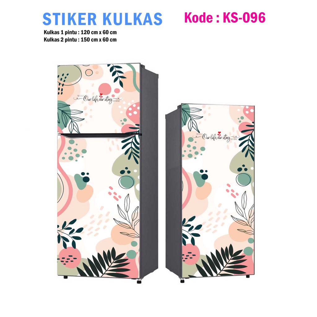 Jual Stiker Kulkas 1 Pintu dan Sticker Kulkas 2 pintu Art | Shopee ...