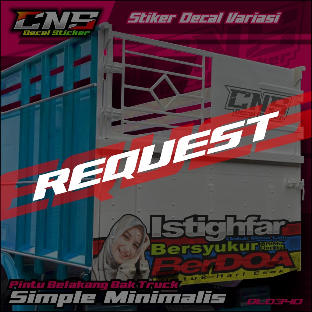 Jual Stiker Variasi Simple ISTIGHFAR, BERSYUKUR DAN BERDOA Pintu ...