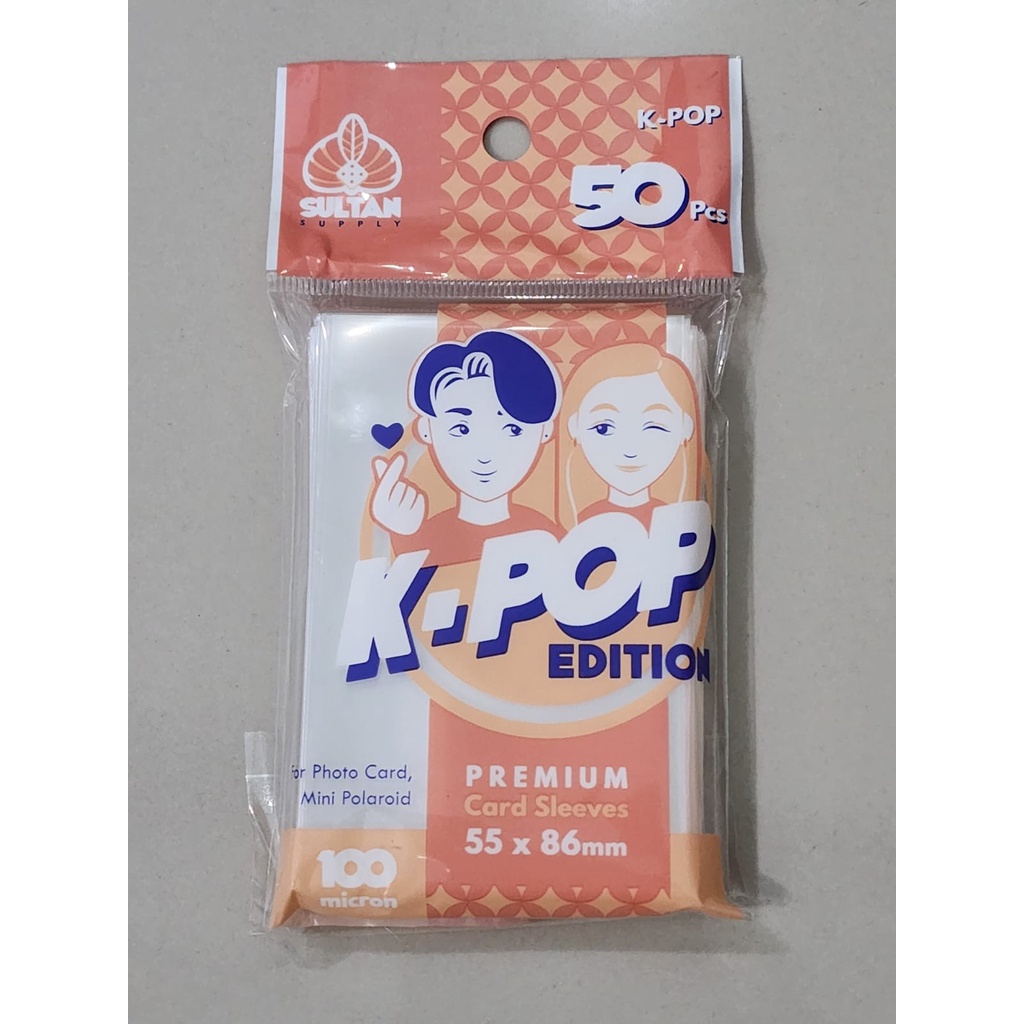 Jual Sleeve Card Sultan Kpop KPop 50pcs Size 57 x 88 mm Ukuran kartu