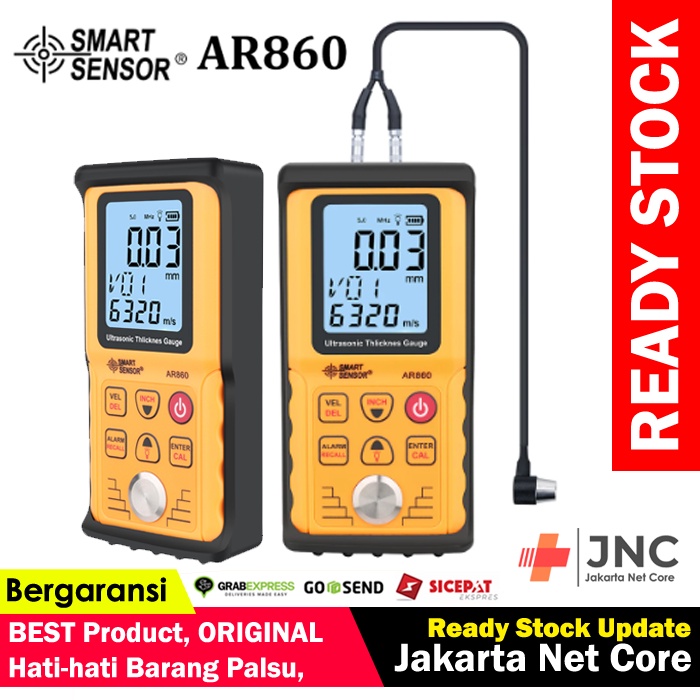 Jual Ultrasonic Thickness AR860 Gauge Smart Sensor Calibration