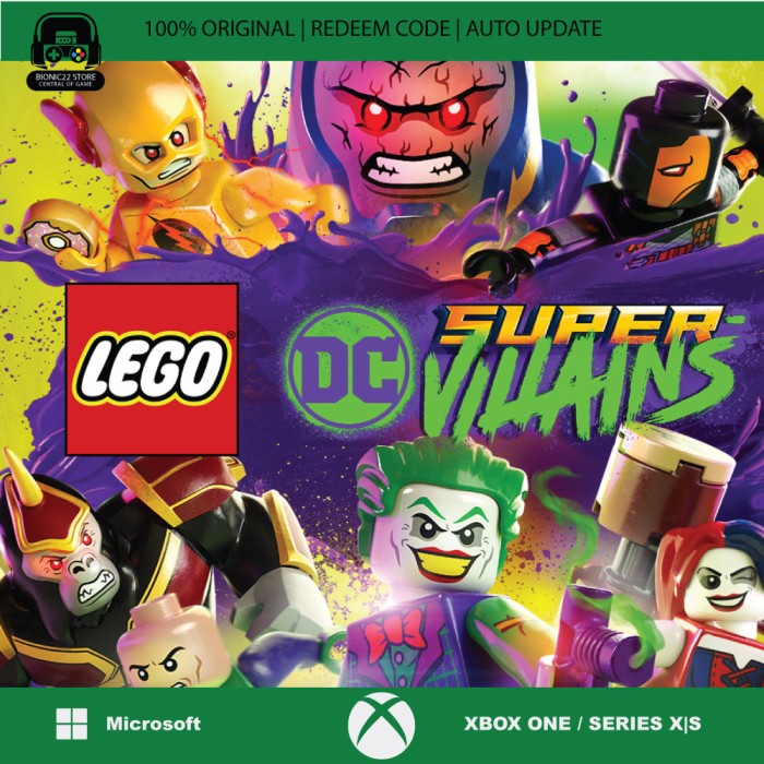 Jual lego dc super villains Xbox One Series X|S Original Redeem Code ...
