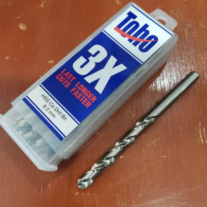 Jual Toho Mata Bor Besi Mm Hss Cobalt Drill Mata Bor Stainless Steel Mm Shopee Indonesia