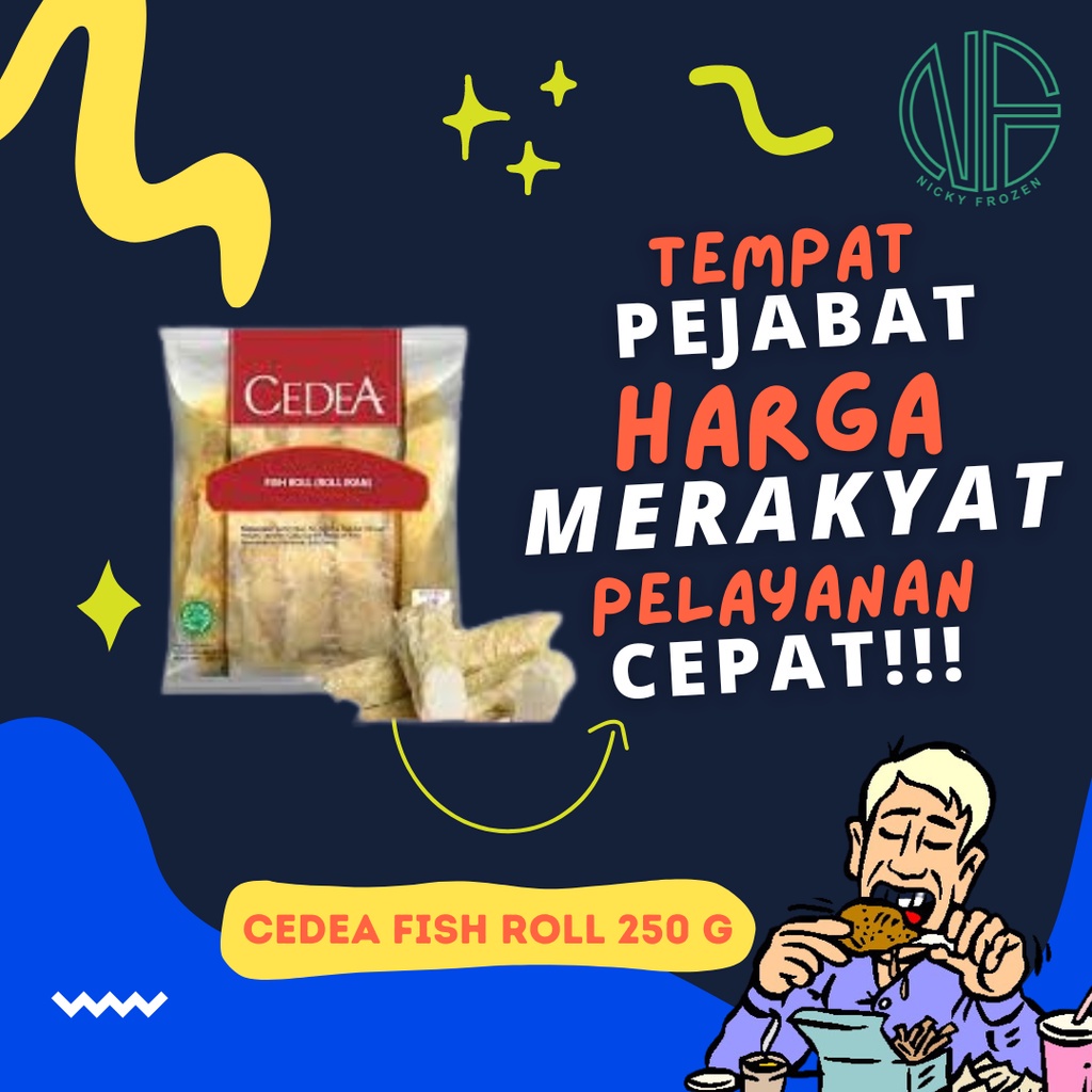 Jual CEDEA FISH ROLL 250gr | Shopee Indonesia