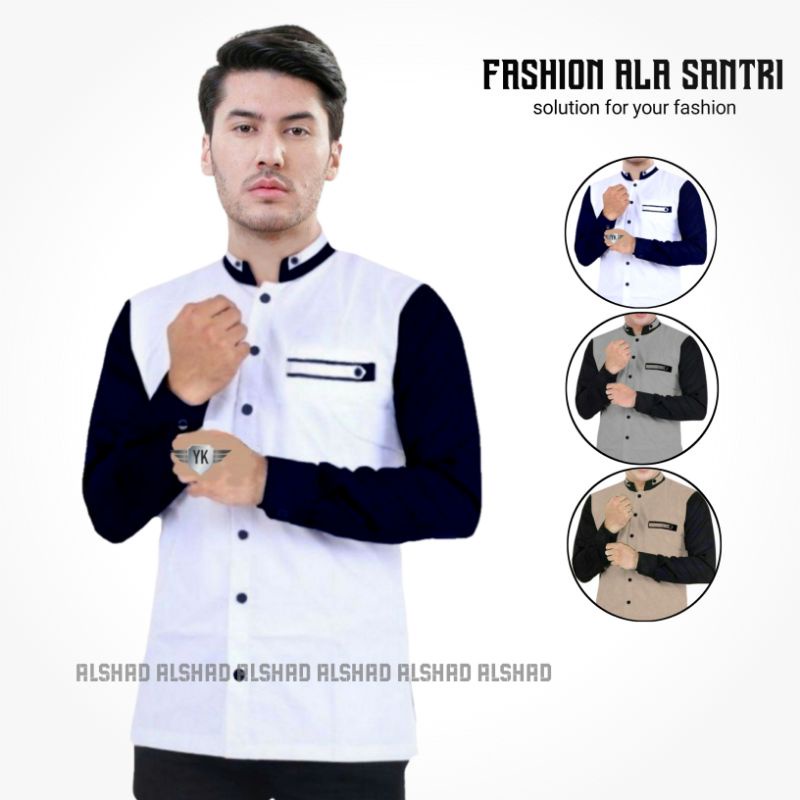 Jual Baju Koko Scoder - Baju Koko Elrumi // Koko Gus Azmi - Koko Scoder ...