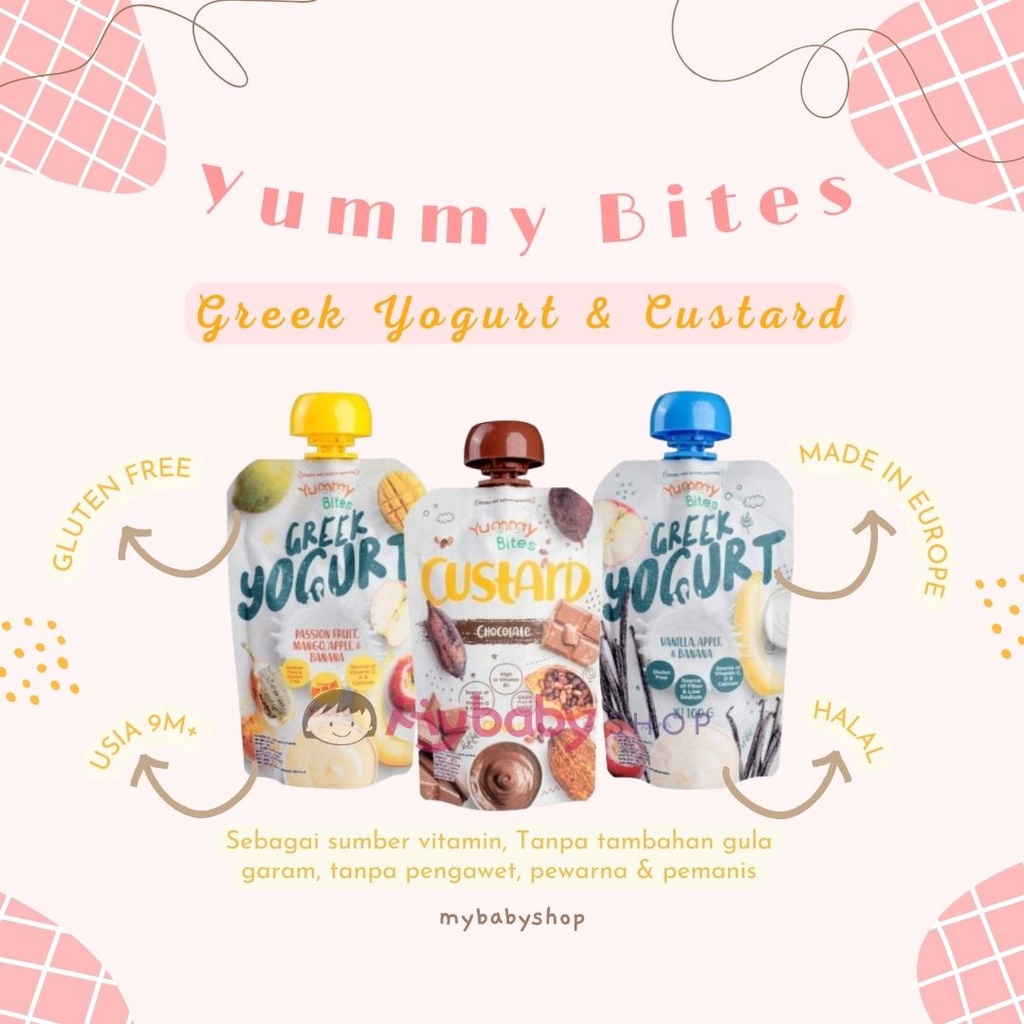 Jual Yummy Bites Greek Yogurt / yummybites yogurt / yogurt bayi / yummy