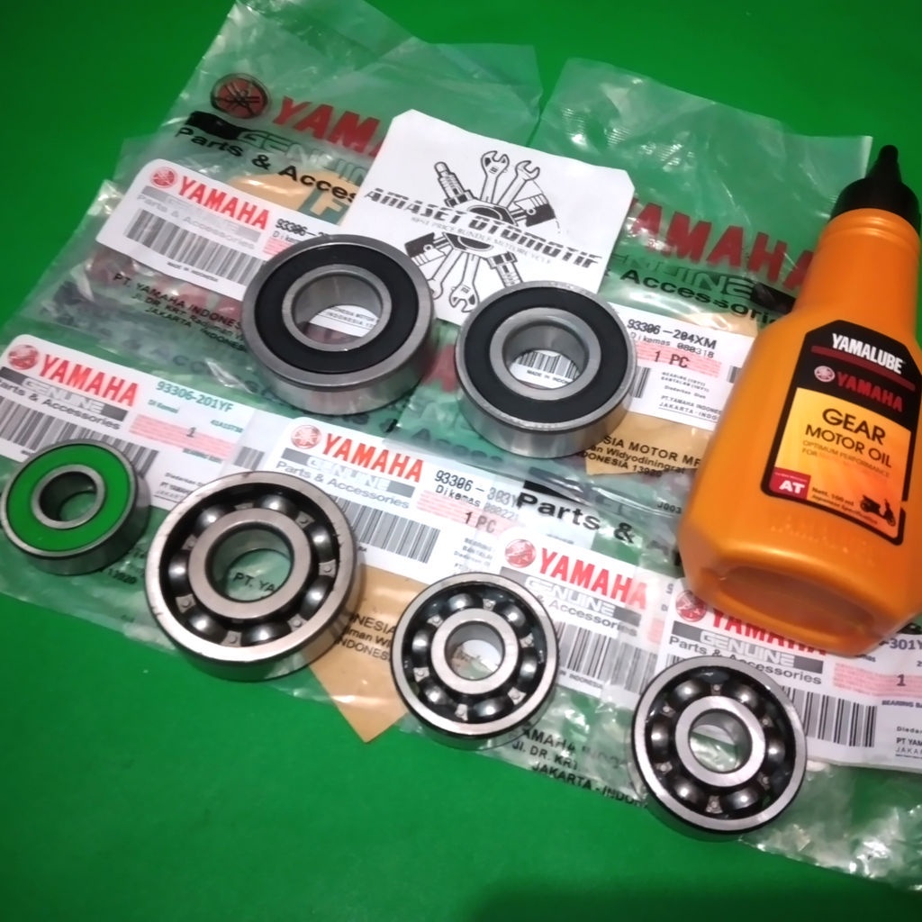 Jual Paket Bearing Rasio Plus Oli Gardan Mio M3 Mio Soul GT 125 Fino ...