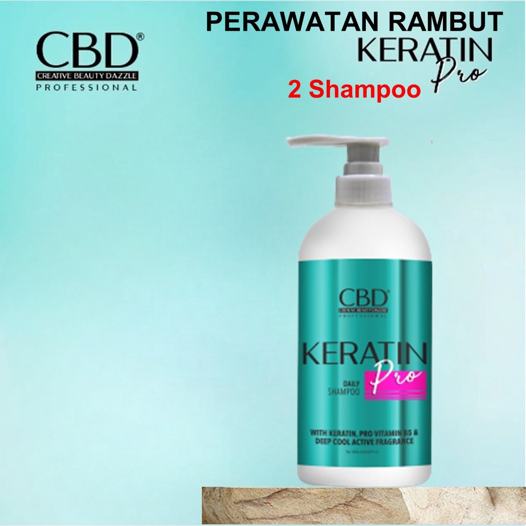 Jual CBD Professional Keratin Pro Daily Shampoo + Conditioner - FYC ...