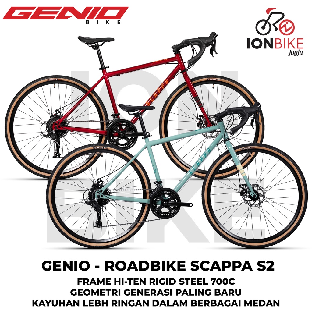 Jual Sepeda Gravel Genio Scappa S2 700c Terbaru 700 C Discbrake Disc ...