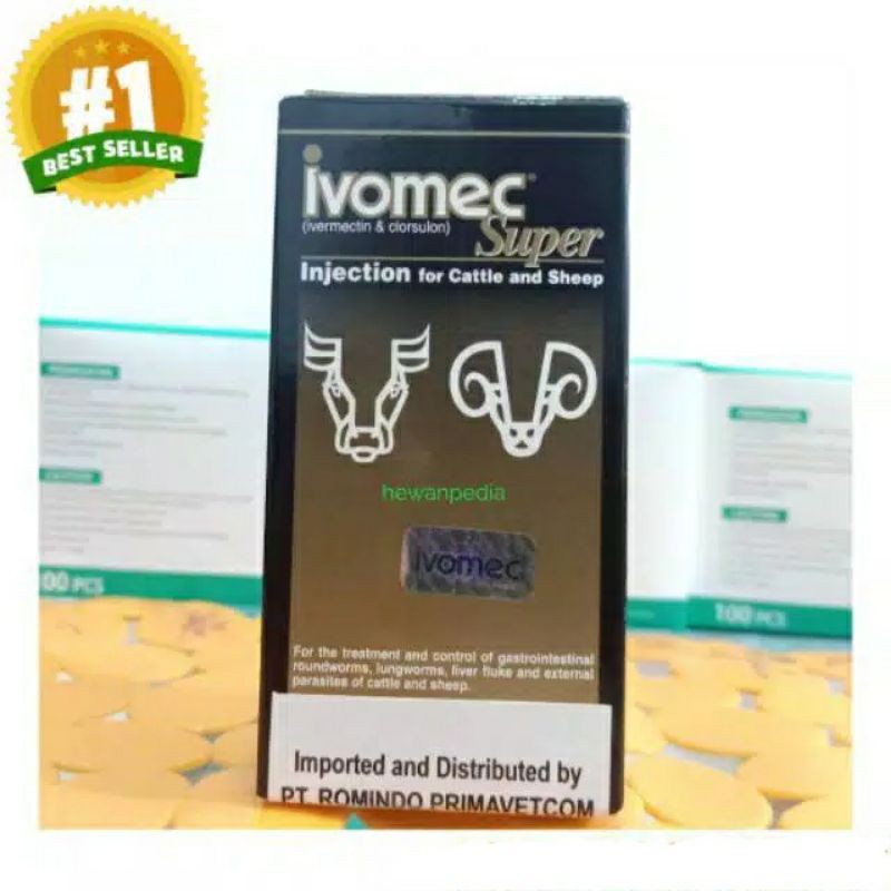 Jual Ivomec Ml Super Ampuh Membasmi Cacing Kutu Kurap Dll Shopee Indonesia