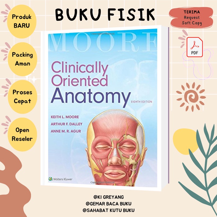 Jual Buku CLINICALLY ORIENTED ANATOMY EIGHTH EDITION - KEITH L. MOORE ...