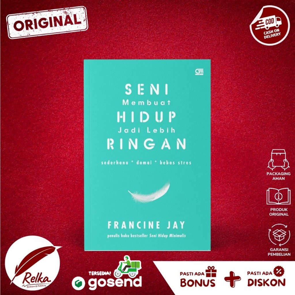 Jual Buku Seni Membuat Hidup Jadi Lebih Ringan - Francine Jay | Shopee ...