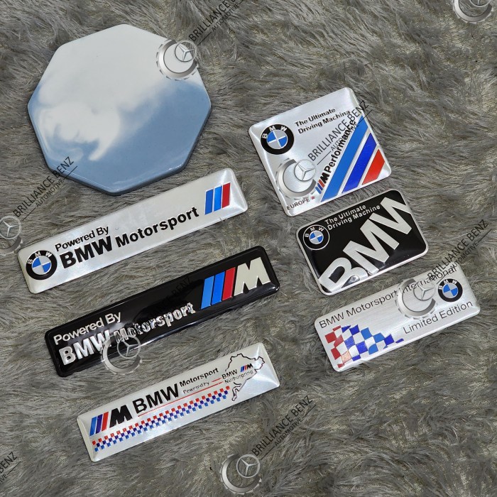 Jual EMBLEM BMW M PERFORMANCE ALUMUNIUM EMBLEM PLATE BMW MOTORSPORT M3 ...