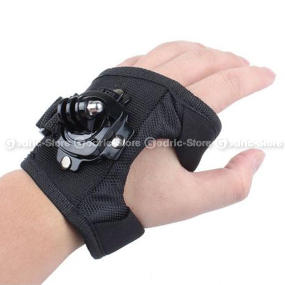 Jual Action Cam 360 Glove Hand Strap for GOPRO HERO / XIAOMI YI / BRICA ...