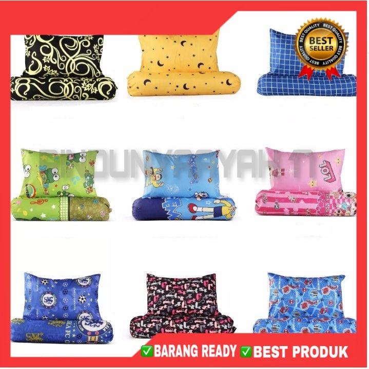 Jual [RA]SARUNG COVER BANTAL ATAU SARUNG GULING SATUAN MOTIF KARAKTER ...