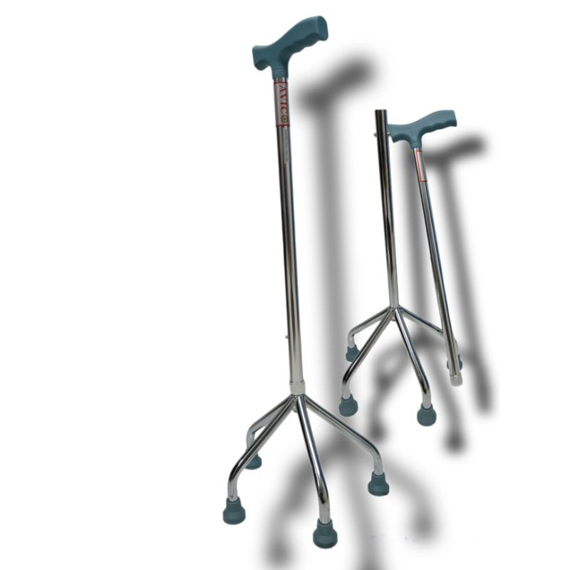 Jual Original Tongkat kaki 4 - Tongkat bantu Jalan Lansia - Alat bantu