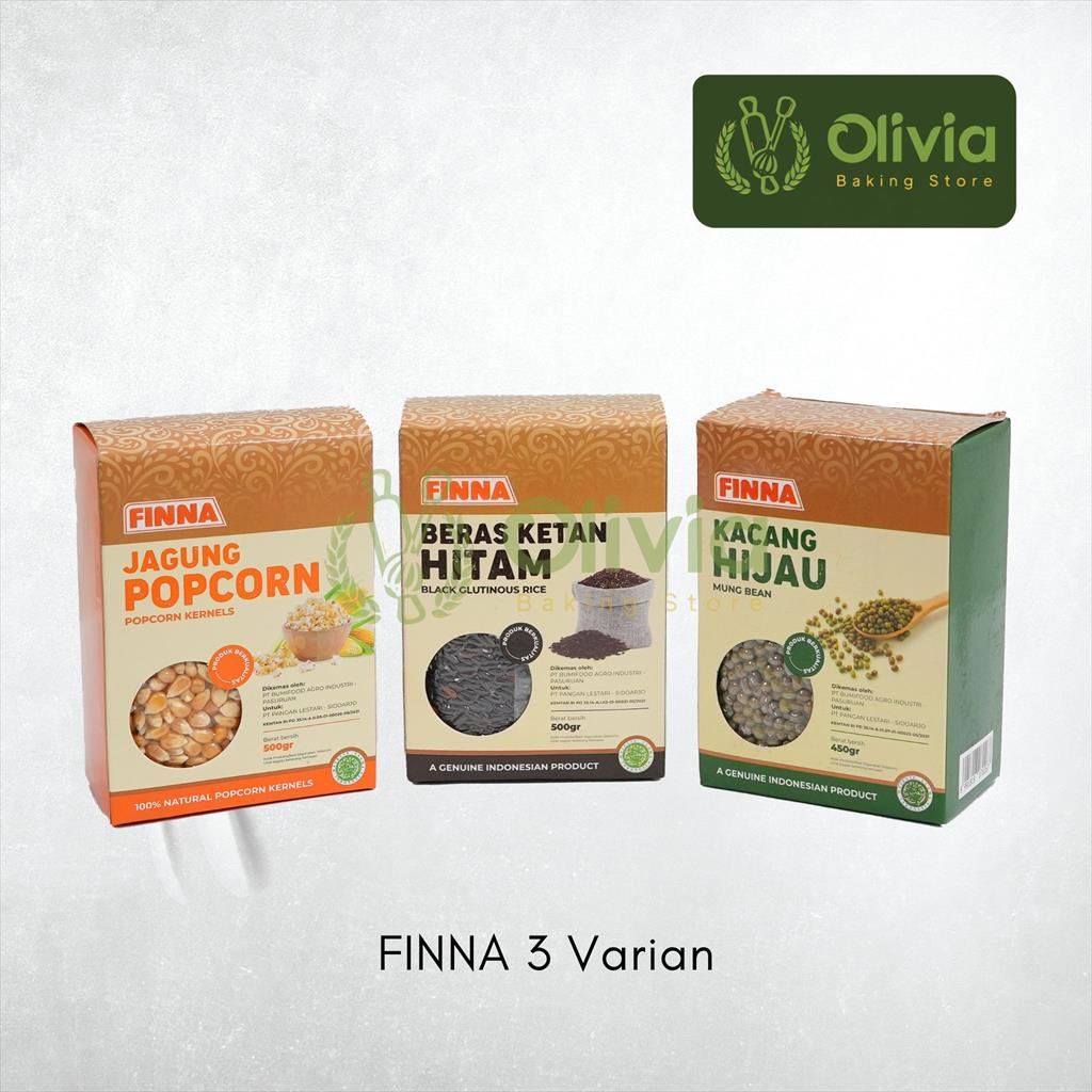 Jual FINNA Kacang Hijau Popcorn Jagung Kernels Beras Ketan Hitam 500 Gr ...