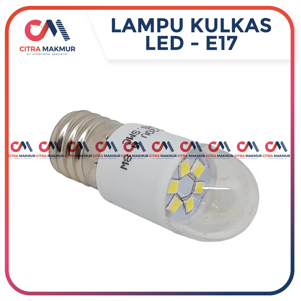 Jual Lampu Bohlam Kulkas Led E17 Dalam Lemari Es Freezer Fitting 1 Watt