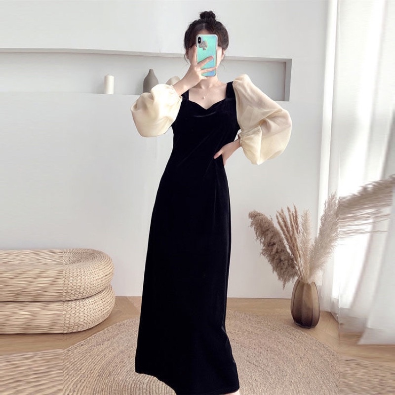 Susana ID Dress Viral Elegant Ready Stok D033