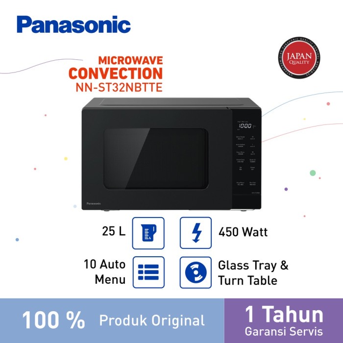 Jual Panasonic Microwave LOW WATT 25 Liter 450Watt NNST32HMTTE