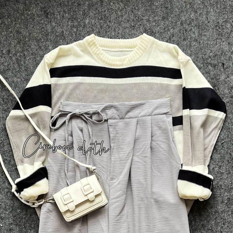 Jual One Set Claudya Sweater Cirebon Cloth Shopee Indonesia