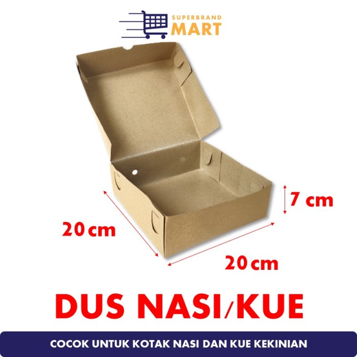 Jual Paper Lunch Box Kraft Full Laminasi Kotak Nasi Dus Nasi X X Cm