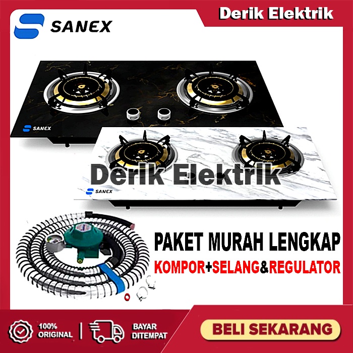 Jual Kompor Gas Kaca Sanex Sn Kt Tungku In Bisa Tanam Dan Duduk Murah Shopee Indonesia