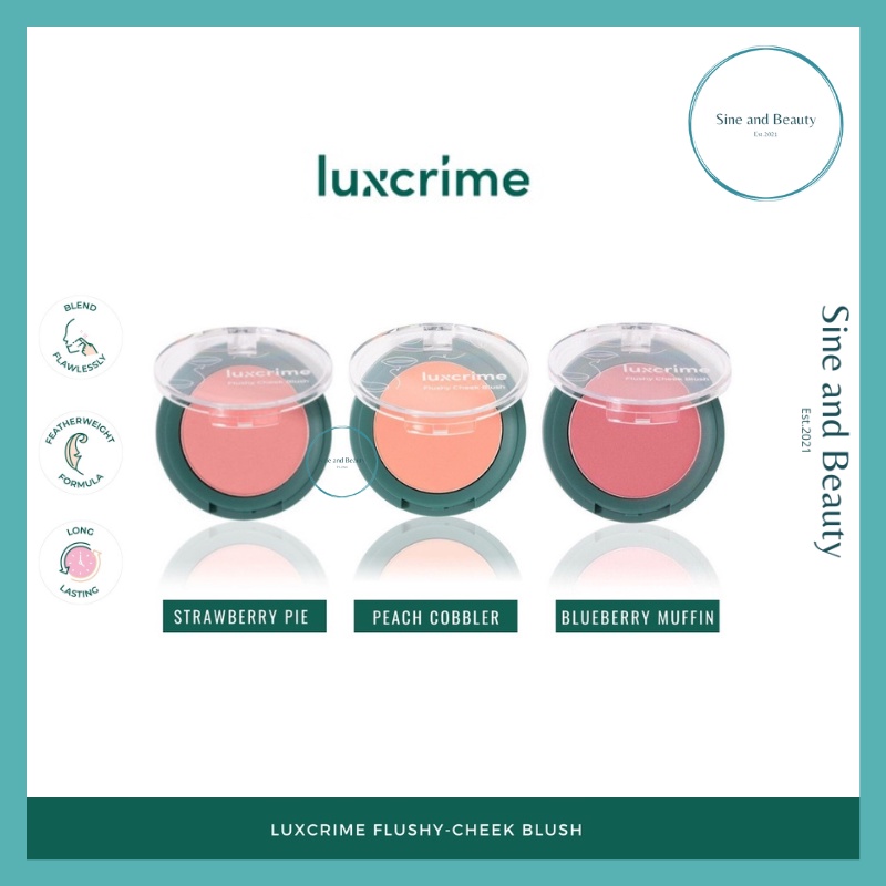 Jual Luxcrime Flushy Cheek Blush - Original | Shopee Indonesia