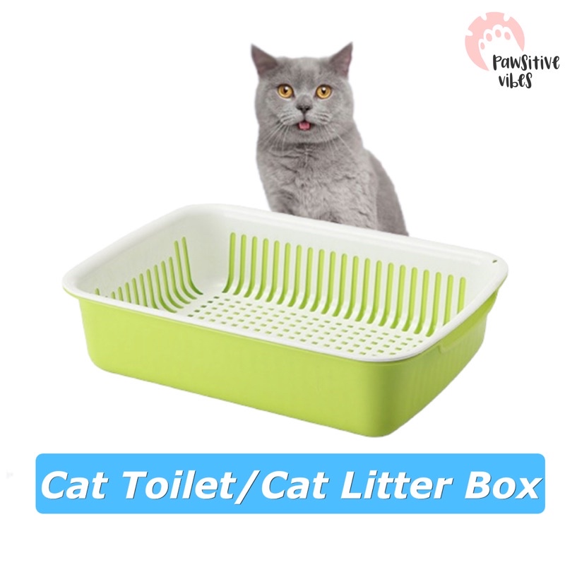 Jual CAT LITTER BOX EKONOMIS - TEMPAT BAK BASKOM PASIR KOTORAN HEWAN ...