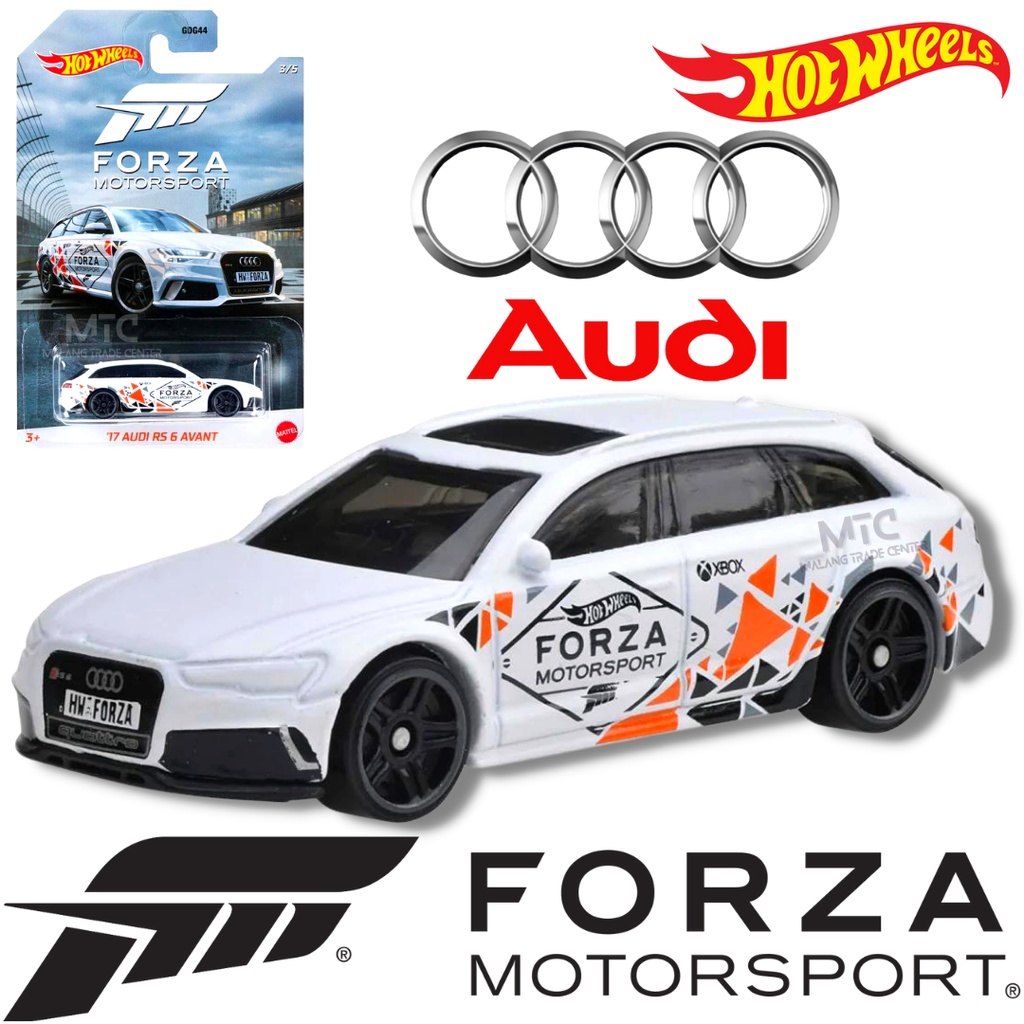 Hot Wheels FORZA MOTOR Die Cast Modellino Auto 17 AUDI RS 6 AVANT N° 24 Scala 1:64 - Lunghezza 7cm HVJ47 - Foto 13