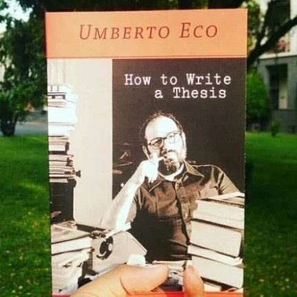 how to write a thesis umberto eco amazon