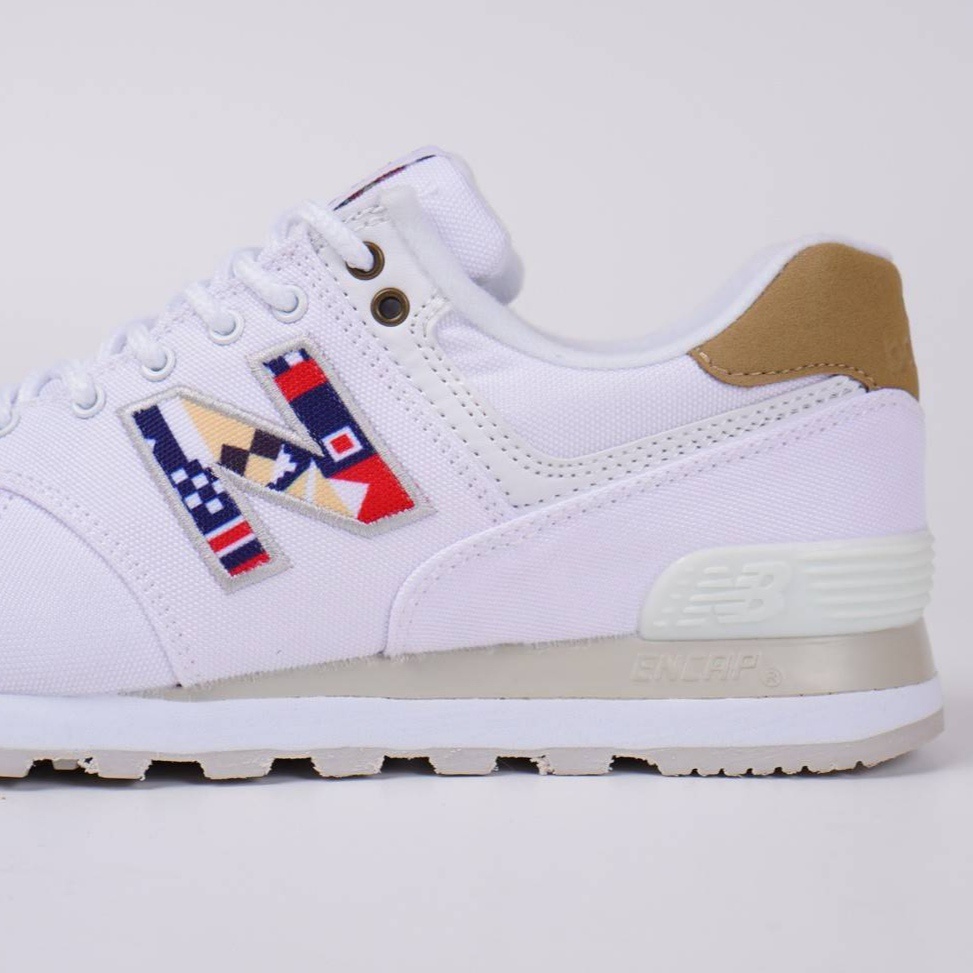 Jual Sepatu New Balance 574 White SOD Putih Sneakers Wanita Sport Olahraga Lari Running WL574SOD NB Shopee Indonesia