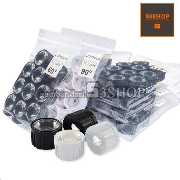 Jual Lensa Led HPL CONVEX Lens 20mm untuk Lampu Aquascape DIY Lampu ...
