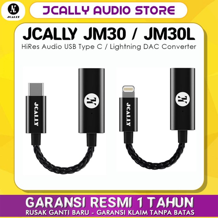 Jual Jcally Jm Jm L Cs Usb Type C Lightning Hires Dac