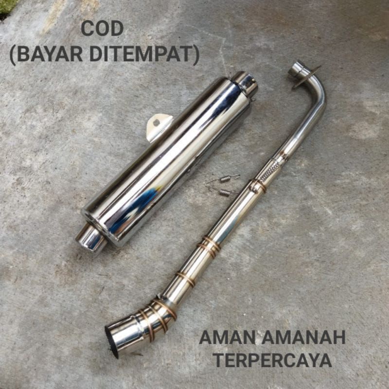 Jual Kenalpot rancing ckd suara std buat motor jupiter, vega, supra x ...