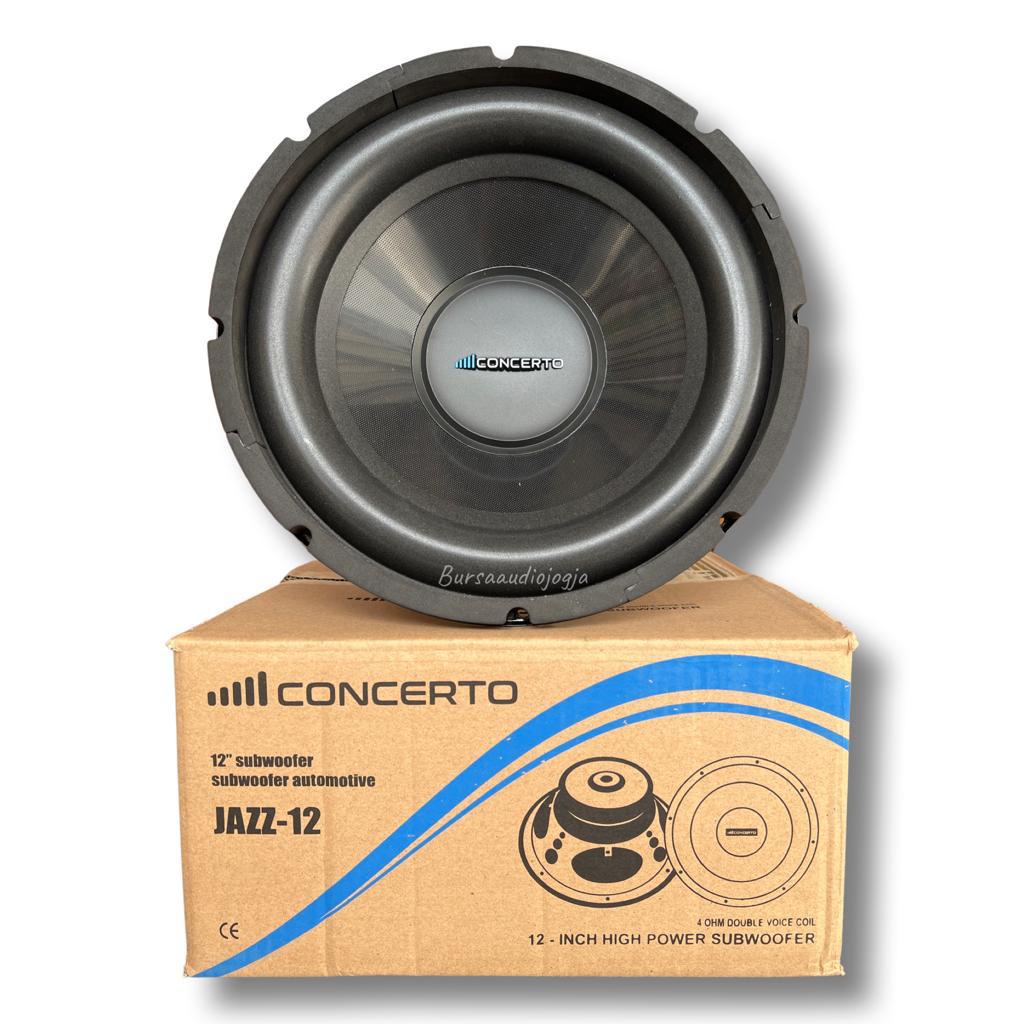 Jual Subwoofer Concerto Jazz 12 inch Double Coil Subwoofer Mobil
