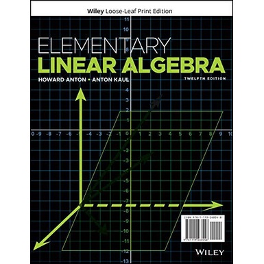 Jual BUKU Elementary Linear Algebra 12th Twelfth Edition by Anton ...