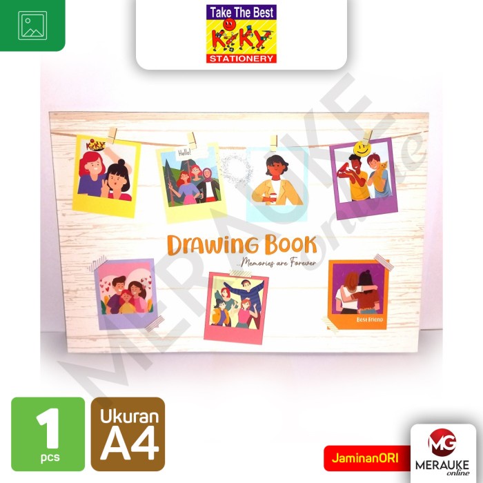 Jual Buku Gambar KIKY A4 20x30 cm (Satuan) | Shopee Indonesia
