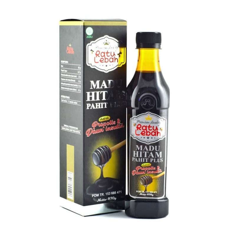 Jual Madu Hitam Pahit plus Ratu Lebah Formula Baru | Madu Pahit plus ...