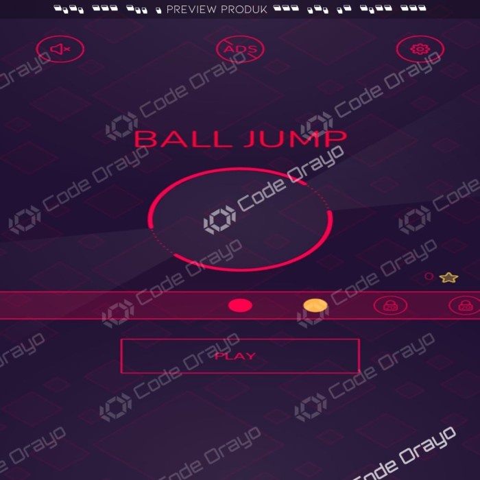 Jual Ball Jump Android Studio Admob Reward Ads Multiple Characters ...