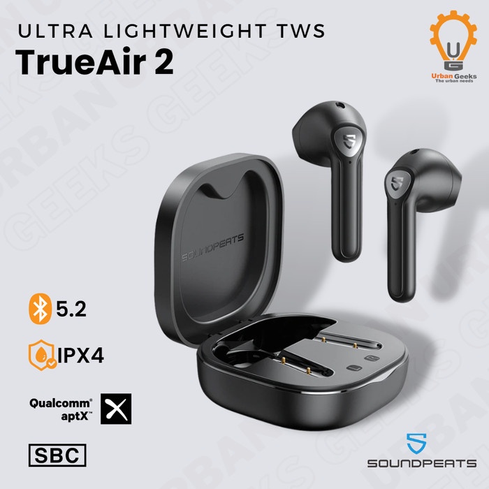 Jual Soundpeats TrueAir 2 TWS APTX Earphone Headset Wireless