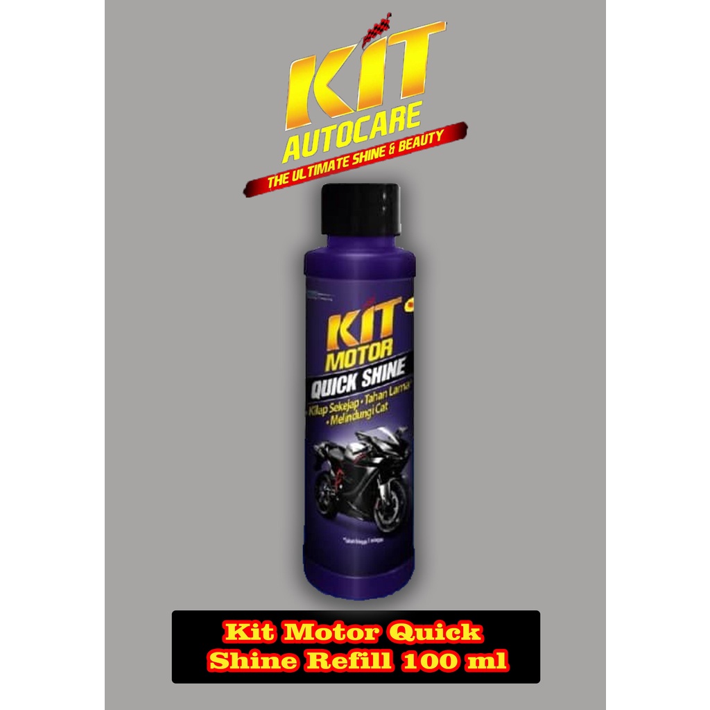 Jual kit motor quick shine refill 100 ml 66106 Shopee Indonesia
