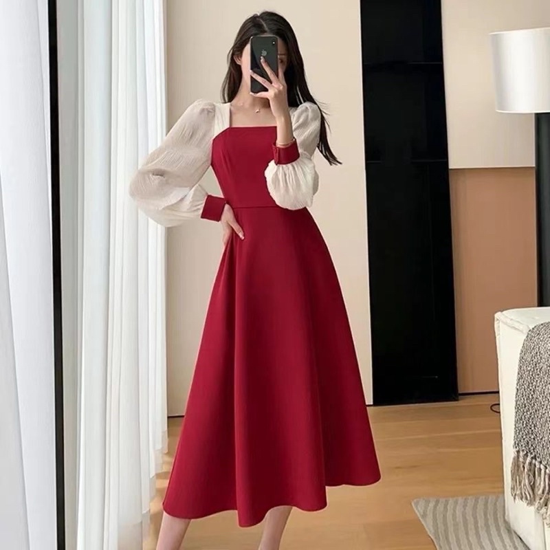 Gallery Dress Susana ID Red Square