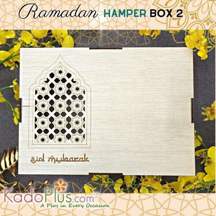 Jual Box Hampers Lebaran Box Kayu Laser Cut CUSTOM | Shopee Indonesia