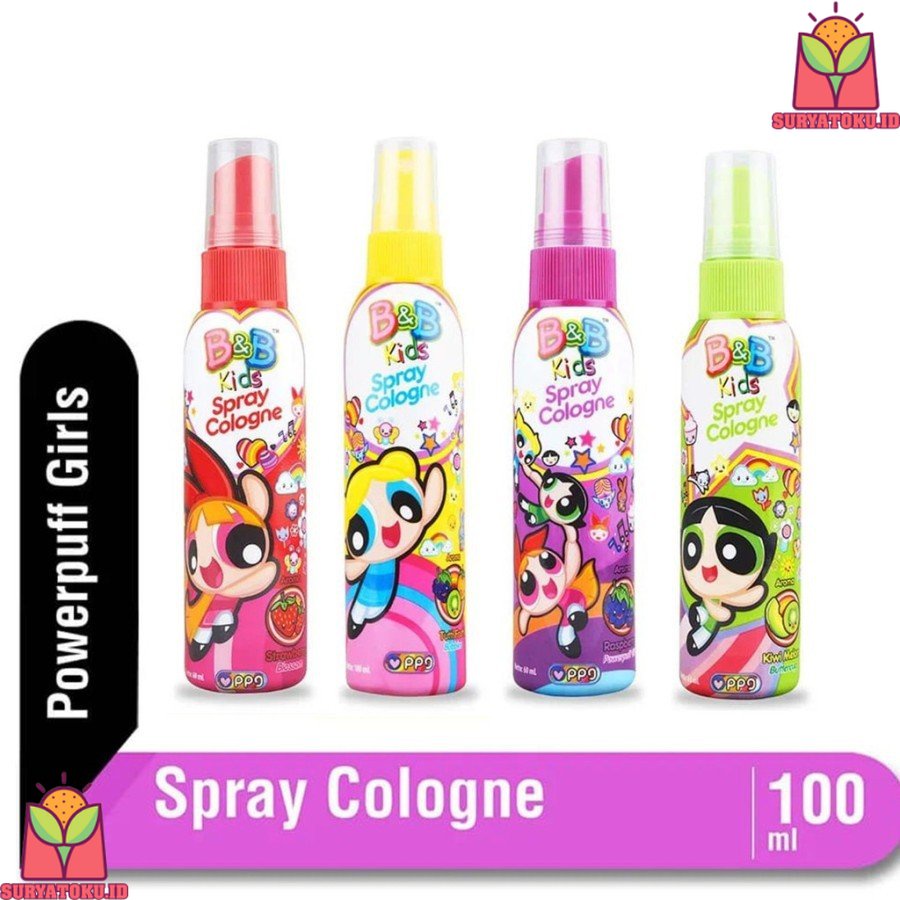 Jual B&B Kids Spray Cologne Powerpuff Girls 100 Ml | Shopee Indonesia