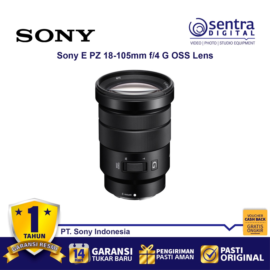Jual Sony E 18-105mm F/4 G PZ OSS (SELP18105G) | Shopee Indonesia
