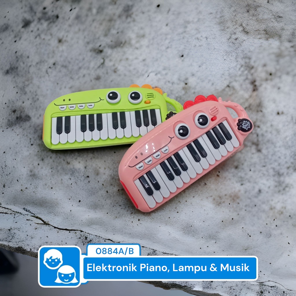 Jual Piano Kartun Dinosaurus w/LampuJual Piano Kartun Dinosaurus w/Lampu  