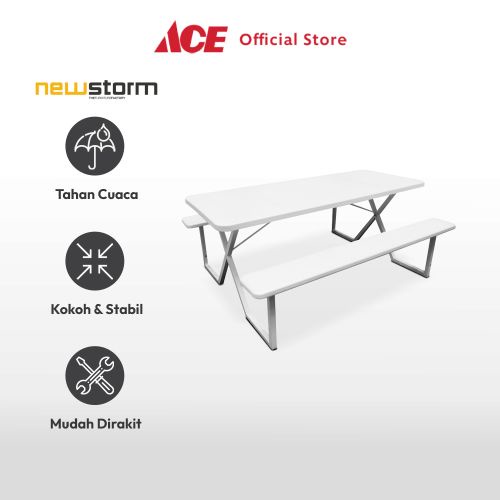 Jual Ace New Storm Set Kursi Meja Taman Cm Putih Garden Chair Set Furniture Outdoor