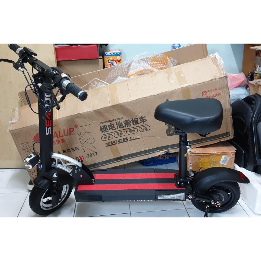 Jual Sealup Q8 48v 1000w 10 Dual Suspension Scooter Elektrik Skuter