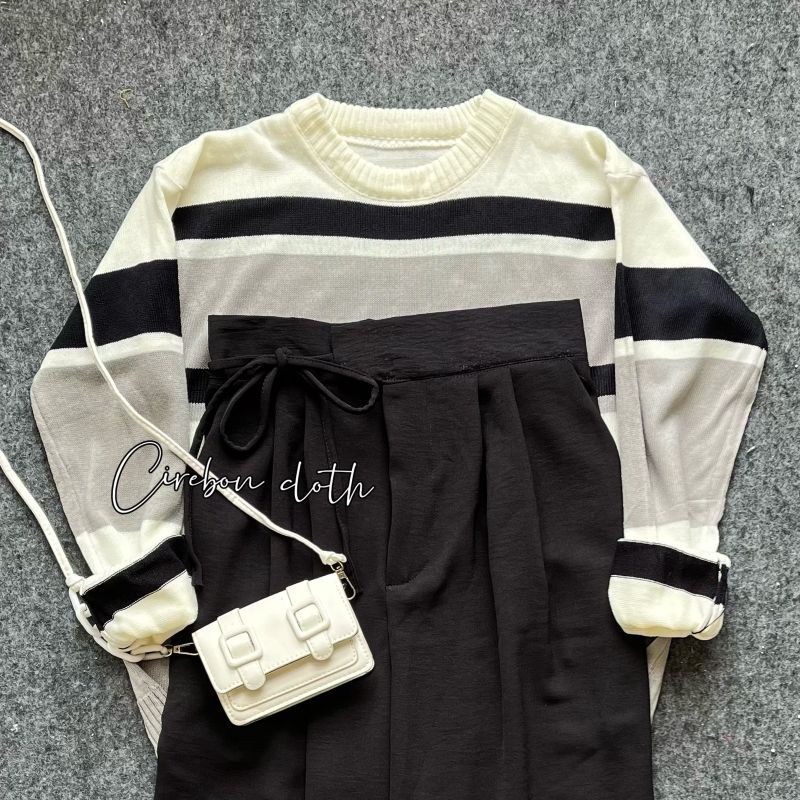 Jual One Set Claudya Sweater Cirebon Cloth Shopee Indonesia